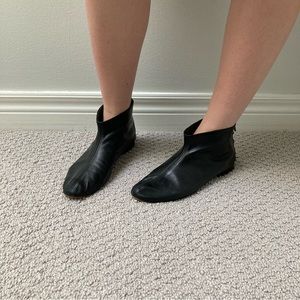 Martiniano leather glove booties